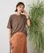 カットクレープワイドキリカエTシャツ
