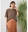 カットクレープワイドキリカエTシャツ