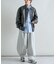 フェイクレザー A-2ジャケット