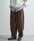 ウールライクポリツイルパンツ