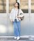 花粉防止／ギャザーヘムブルゾン