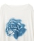 フラワープリントシアーロンTee