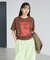 ツイストロゴハーフスリーブTシャツ