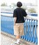 ワンタックハーフチノスラックス