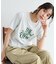 フロッキープリントTシャツ