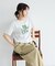 フロッキープリントTシャツ
