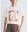フラワープリントグラフィックTシャツ