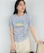 シャーリングプリントTシャツ