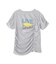 シャーリングプリントTシャツ