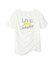 シャーリングプリントTシャツ