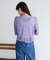 シアーボーダーショート丈ポロニット