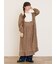 【WEB限定】胸元配色花柄ワンピース