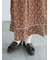 【WEB限定】胸元配色花柄ワンピース