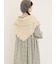 【WEB限定】胸元配色花柄ワンピース