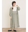【WEB限定】胸元配色花柄ワンピース