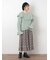 【WEB限定】胸元配色花柄ワンピース