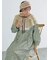 【WEB限定】胸元配色花柄ワンピース
