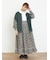 【WEB限定】胸元配色花柄ワンピース