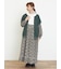 【WEB限定】胸元配色花柄ワンピース