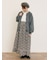 【WEB限定】胸元配色花柄ワンピース