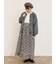 【WEB限定】胸元配色花柄ワンピース