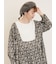 【WEB限定】胸元配色花柄ワンピース