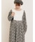 【WEB限定】胸元配色花柄ワンピース
