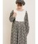 【WEB限定】胸元配色花柄ワンピース