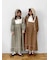 【WEB限定】胸元配色花柄ワンピース