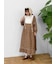 【WEB限定】胸元配色花柄ワンピース