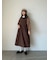 【WEB限定】胸元配色花柄ワンピース