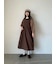 【WEB限定】胸元配色花柄ワンピース