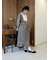 【WEB限定】胸元配色花柄ワンピース