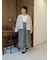 【WEB限定】胸元配色花柄ワンピース