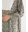 【WEB限定】胸元配色花柄ワンピース