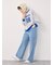 【オーガニックコットン】デニムフレアパンツ