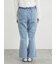【オーガニックコットン】デニムフレアパンツ