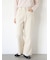 【オーガニックコットン】デニムフレアパンツ