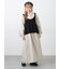 【Cross×Linen】ギャザーワンピース