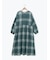 【Cross×Linen】ギャザーワンピース