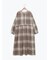 【Cross×Linen】ギャザーワンピース