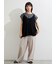 シルケット+ピグメント加工フレンチスリーブTシャツ