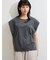 シルケット+ピグメント加工フレンチスリーブTシャツ