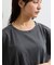 シルケット+ピグメント加工フレンチスリーブTシャツ