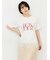 【接触冷感】裾レースロゴTシャツ