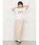 【接触冷感】裾レースロゴTシャツ