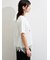 【接触冷感】裾レースロゴTシャツ
