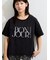 【接触冷感】裾レースロゴTシャツ