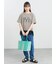 【接触冷感】裾レースロゴTシャツ