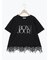 【接触冷感】裾レースロゴTシャツ